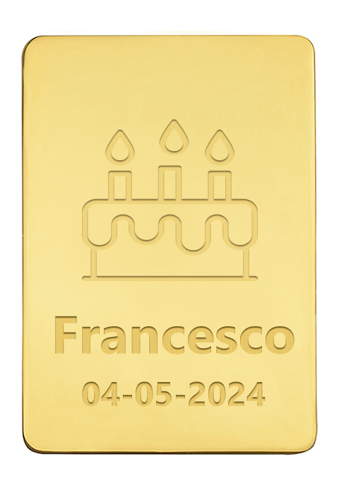 Lingotti Oro Regalo per Compleanno - IGE Gold