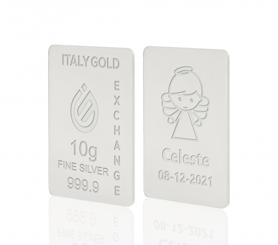 Pure silver ingot 10gr IGE GOLD
