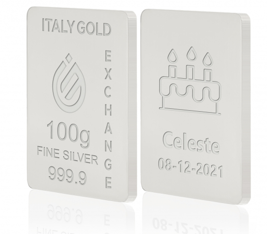 Lingote de Plata Pura de 100g. IGE GOLD