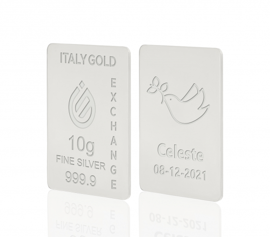 Lingot Argent Pur 10 g. pour Confirmation IGE GOLD
