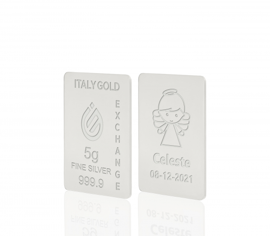 Silver ingot 5 gr. IGE GOLD