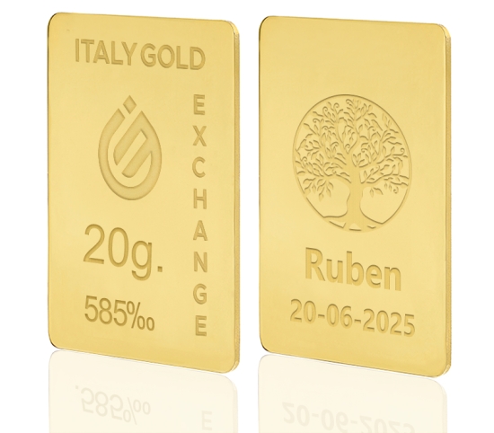 14 Karat Goldbarren von 20 g IGE GOLD