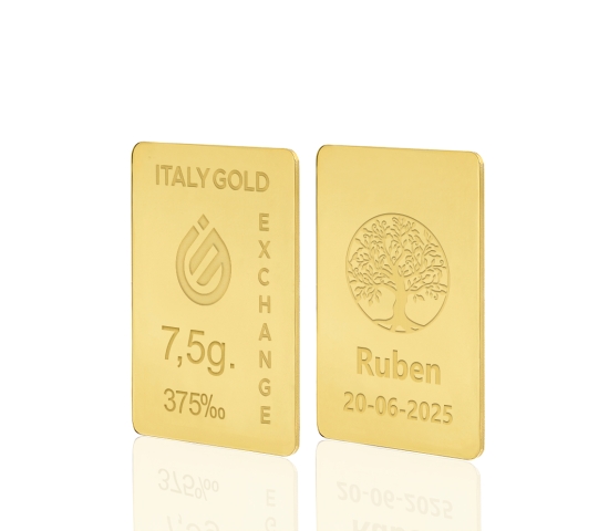 Sztabka Złota Drzewo szczęścia 9Kt 7,5gr IGE GOLD