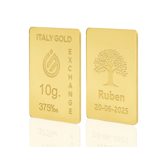 Lingot Or Arbre porte-bonheur 9 ct de 10 g.  IGE GOLD