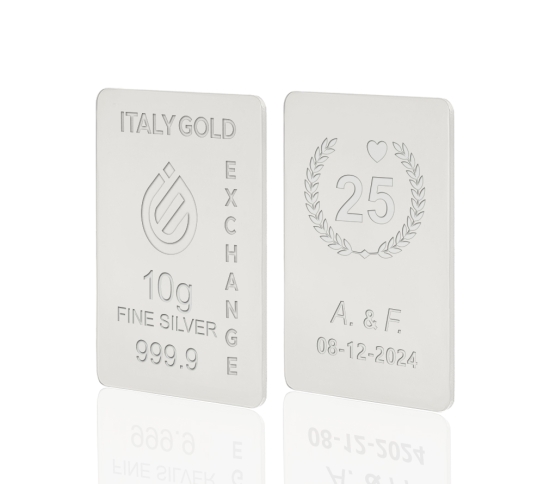Reiner Silberbarren von 10 g IGE GOLD