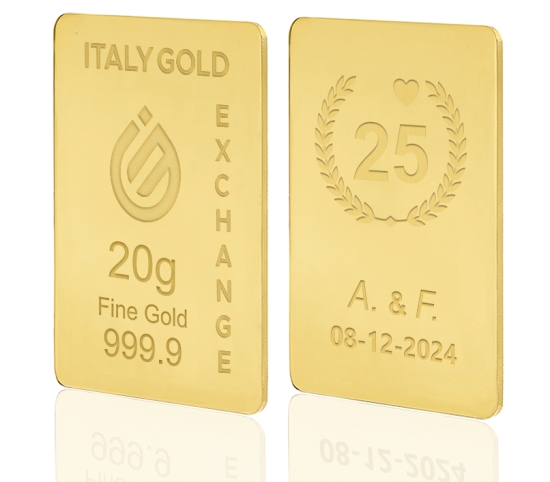 24 Karat Goldbarren von 20 g IGE GOLD