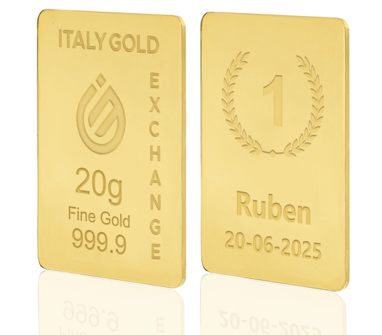 24 Karat Goldbarren von 20 g IGE GOLD