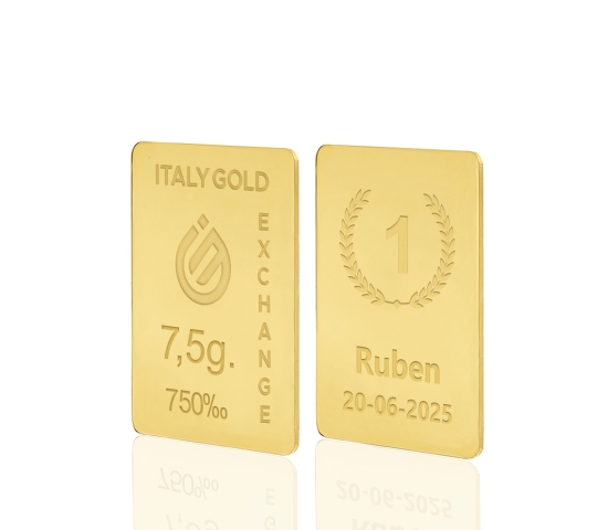 18 Karat Goldbarren von 7,5 g IGE GOLD