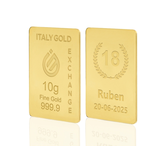 24 Karat Goldbarren von 10 g IGE GOLD