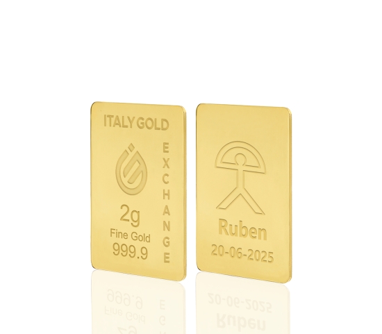 24 Karat Goldbarren von 2 g IGE GOLD