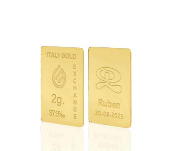 9 Karat Goldbarren von 2 g IGE GOLD