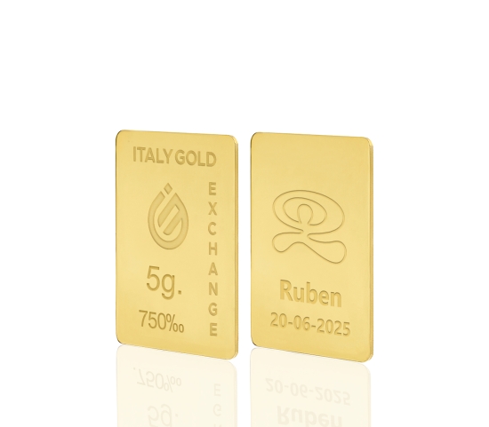 Sztabka Złota Indalo szczęścia 18kt 5gr IGE GOLD