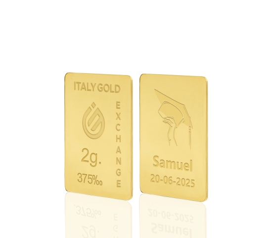 Sztabka Złota w prezencie na Doktorat 9Kt 2gr IGE GOLD