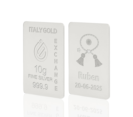 Lingou de Argint Pur Mărțișor amulet norocos 10 g. IGE GOLD