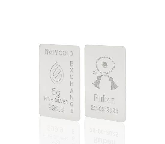 Lingou de Argint Pur Mărțișor amulet norocos 5 g. IGE GOLD