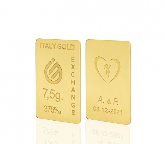 Lingou de Aur 9 k de 7,5 g. pentru Căsătorie IGE GOLD