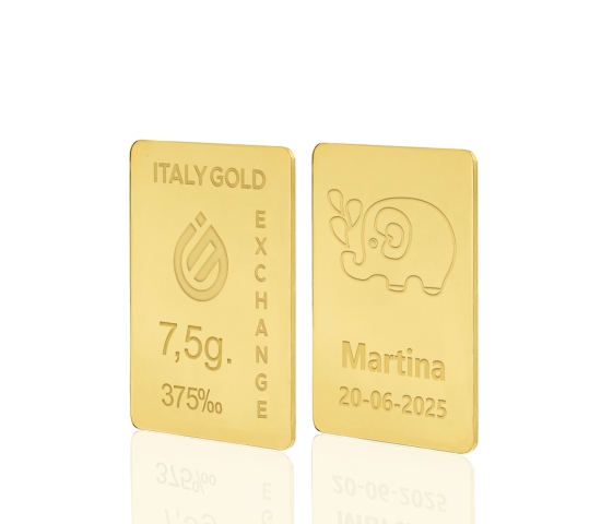 9 Karat Goldbarren von 7,5 g IGE GOLD