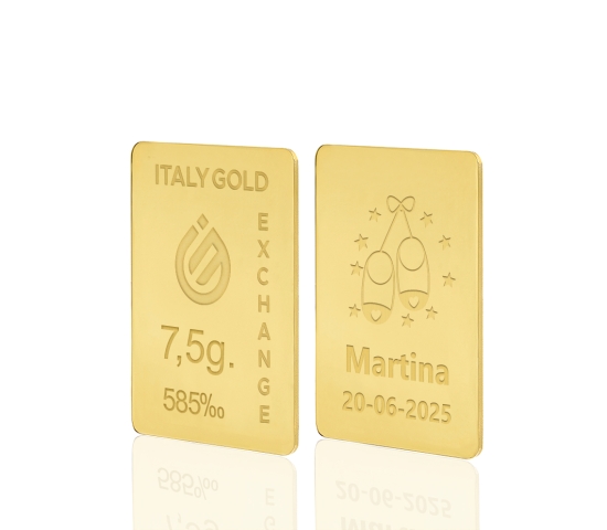 14 Karat Goldbarren von 7,5 g IGE GOLD