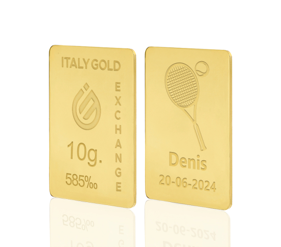 Gold ingots Sport tennis - 14Kt - 10gr IGE GOLD