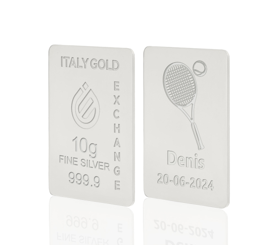 Lingou de Argint Pur sport tenis 10 g. IGE GOLD