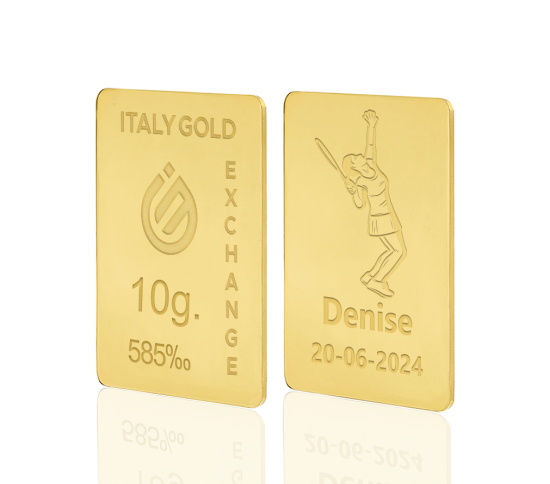 Lingou de Aur sport tenis 14 K de 10 g. IGE GOLD