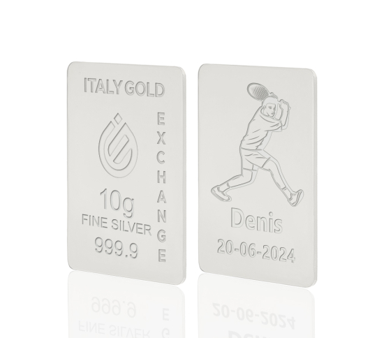 Reiner Silberbarren von 10 g IGE GOLD