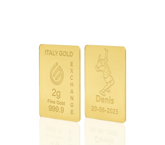 Gold ingot 24Kt - 2 gr IGE GOLD