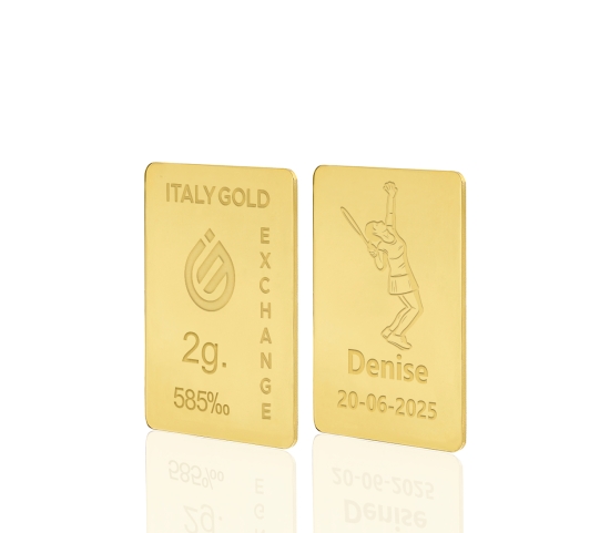 Lingote IGE 14 Kt 2 gr. IGE GOLD