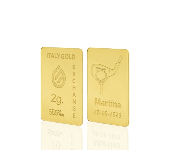 Lingote IGE 14 Kt 2 gr. IGE GOLD