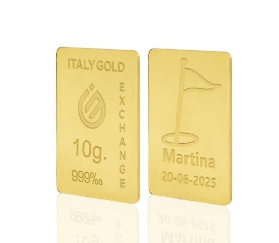 24 Karat Sport Golf Goldbarren aus 10 g IGE GOLD