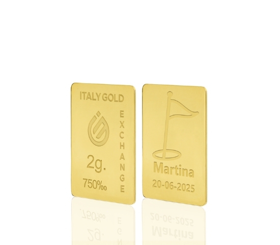 Lingou de Aur sport Golf 18 K de 2 g IGE GOLD