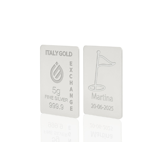Lingou de Argint Pur sport golf 5 g. IGE GOLD
