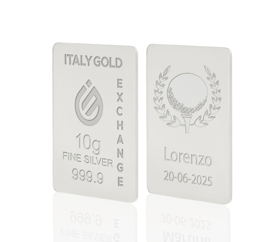 Reines Sport Silberbarren aus 10 g IGE GOLD