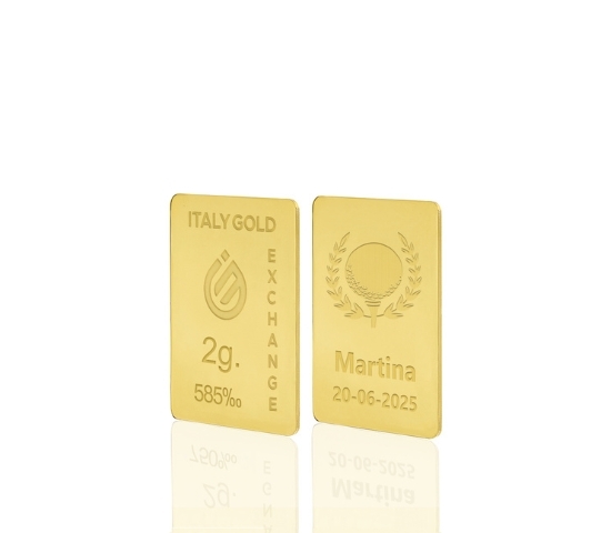 14 Karat Goldbarren von 2 g IGE GOLD