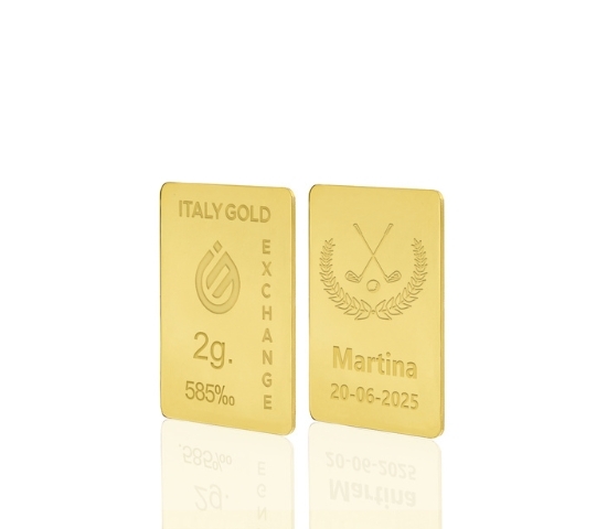 14 Karat Goldbarren von 2 g IGE GOLD