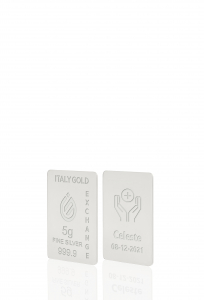 Silver ingot 5gr. for Holy Communion - Gift Idea Holy Communion - IGE Gold