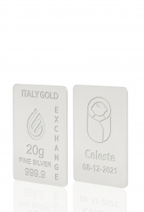 Silver ingot 20 gr. - Gift Idea Special Events - IGE Gold