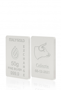 Silver ingots Star Signs - Taurus - 50gr - Gift Idea Star Signs - IGE Gold