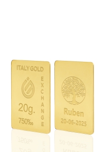 18 Karat Goldbarren von 20 g - Geschenk-Ideen Glücksbringer - IGE Gold