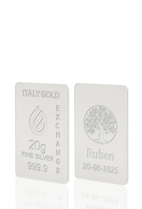 Reiner Silberbarren von 20 g - Geschenk-Ideen Glücksbringer - IGE Gold