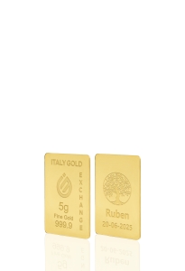 24 Karat Goldbarren von 5 g - Geschenk-Ideen Glücksbringer - IGE Gold