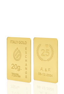 Sztabka Złota w prezencie na Rocznice ślubu 18 Kt 20gr - Pomysł na prezent Ślub i Rocznice - IGE Gold