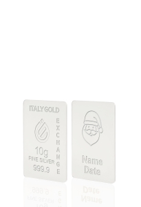 Silver ingot gift for Christmas - 10gr - Gift Idea Miscellaneous Christmas Love Friendship - IGE Gold