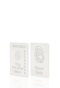 Lingou de Argint Pur cadou pentru Crăciun de 10 g. - Idee Cadou Crăciun Dragoste Prietenie - IGE Gold