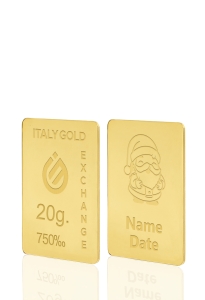 Lingou de Aur cadou pentru Crăciun 18 K de 20 g. - Idee Cadou Crăciun Dragoste Prietenie - IGE Gold