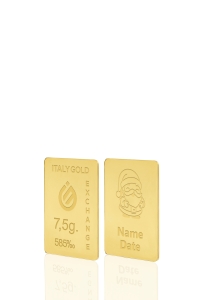 Lingou de Aur cadou Crăciun 14Kt da 7,5 gr.  - Idee Cadou Crăciun Dragoste Prietenie - IGE Gold