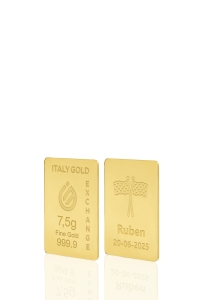 Lingotto Oro 24Kt da 7,5 gr. sport bandiere della vittoria - Idea Regalo Sport - IGE Gold