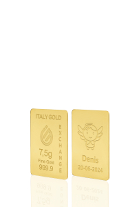 24 Karat Taufgeschenk Goldbarren aus 7,5 g - Geschenk-Ideen Feierlichen Veranstaltungen - IGE Gold