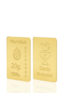18 Karat Taufgeschenk Goldbarren aus 20 g - Geschenk-Ideen Taufe - IGE Gold