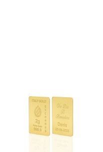 Sztabka Złota  prezent na Chrzest 24Kt 2gr - Pomysł na prezent Chrzest - IGE Gold
